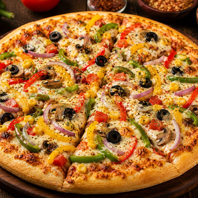 Veg Pizza.
