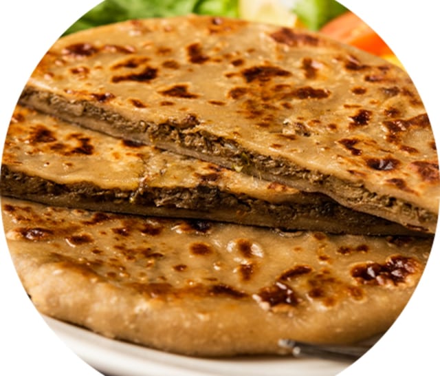 Goat/Lamb Keema Wala Naan.