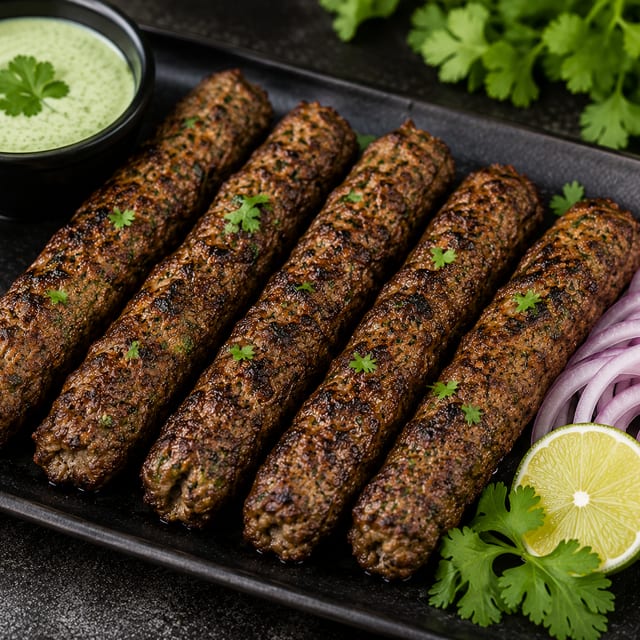 Goat Seekh Kabab.