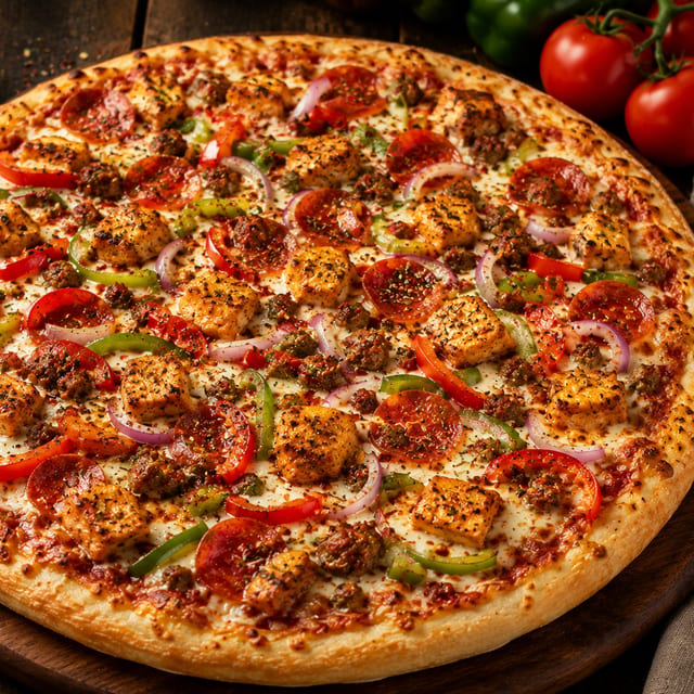 Non Veg Supreme Pizza.