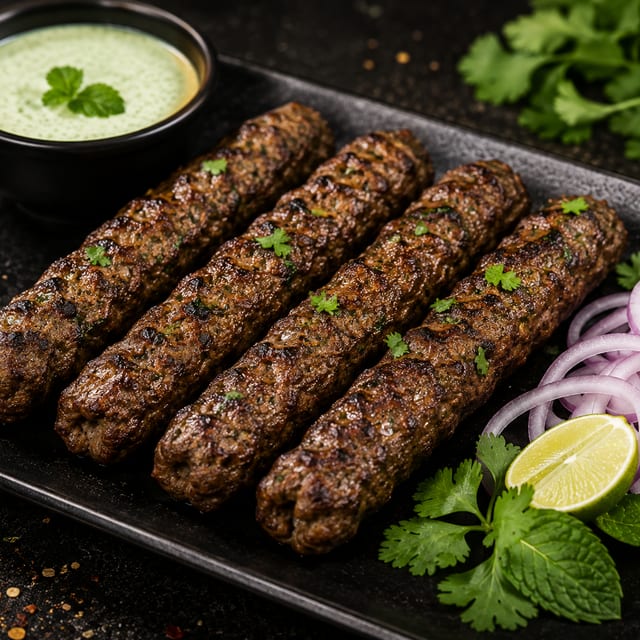 Beef Seekh.