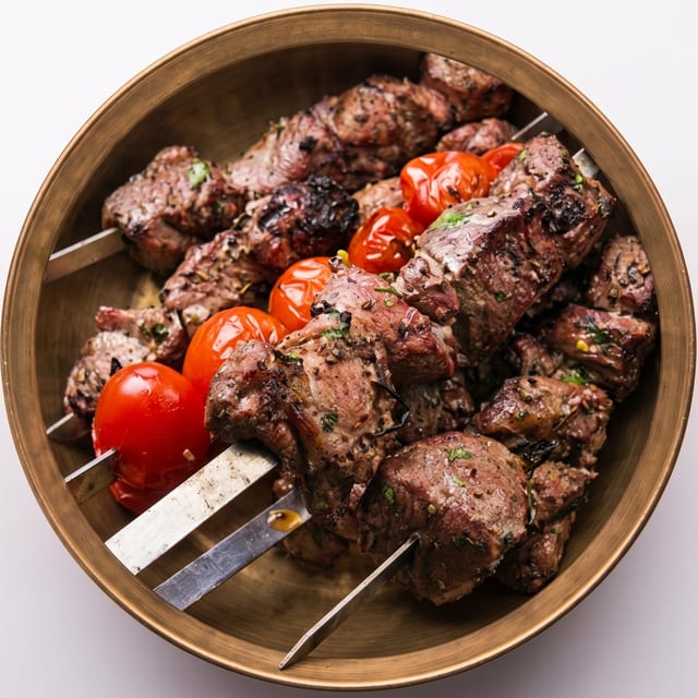 Lamb Seekh Kabab.