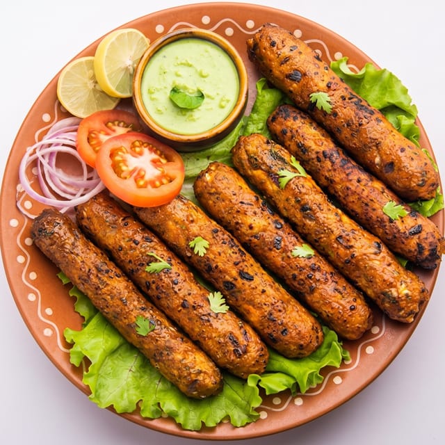 Goat Seekh Kabab.