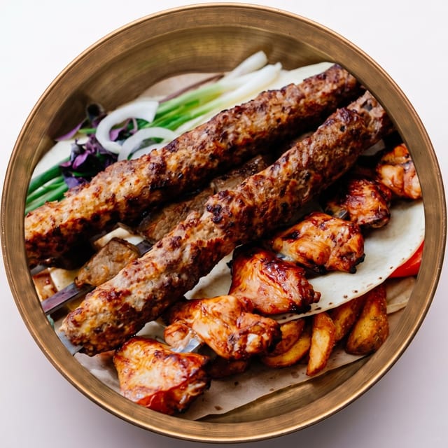 Chicken Seekh Kabab.