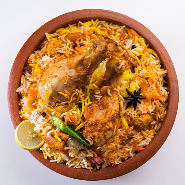 Dum Biryani Chicken.